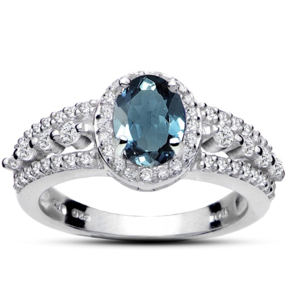 London Blue Topaz Ring